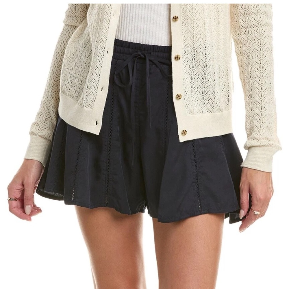 Heartloom Pasha Skort Shorts Women's Navy Drawstring Shorts Medium Pull On